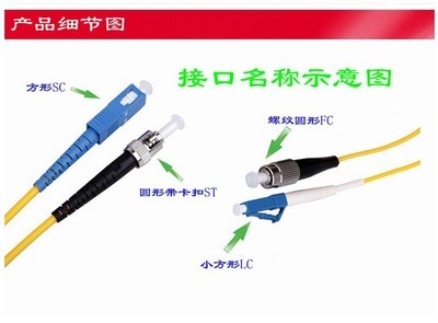 光憶通信FSC-103 FC-FC單芯光纖跳線 品質定制，連接未來